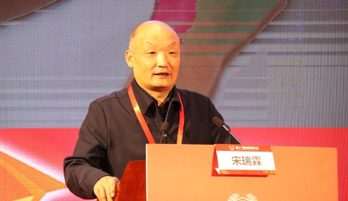 中國醫(yī)藥創(chuàng)新促進會執(zhí)行會長宋瑞霖進行主題演講