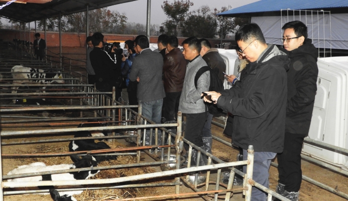 09 圖為國(guó)家藥典委員會(huì)一行調(diào)研臨泉縣王氏牧業(yè)有限公司。（記者 蔣守福 攝）.JPG