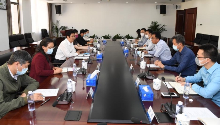 圖為會談現(xiàn)場。（鄧喬攝）