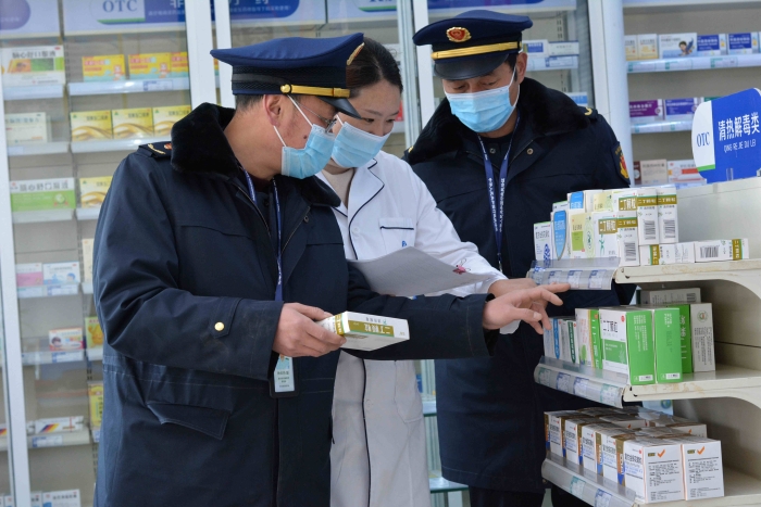 圖為檢查現(xiàn)場。