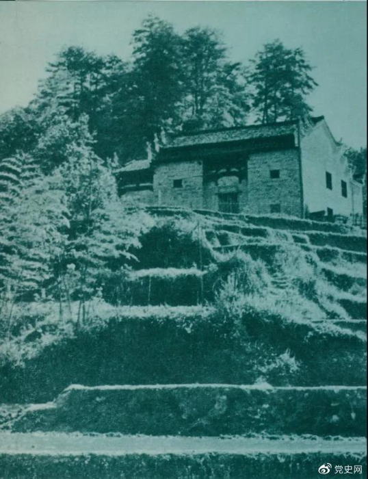 1928年5月，湘贛邊界工農(nóng)兵蘇維埃政府在寧岡茅坪成立。圖為湘贛邊界工農(nóng)兵蘇維埃政府舊址。