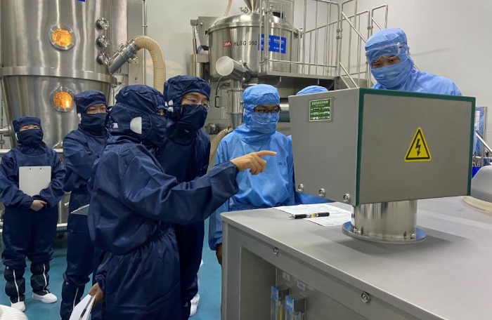 圖為實訓(xùn)現(xiàn)場。