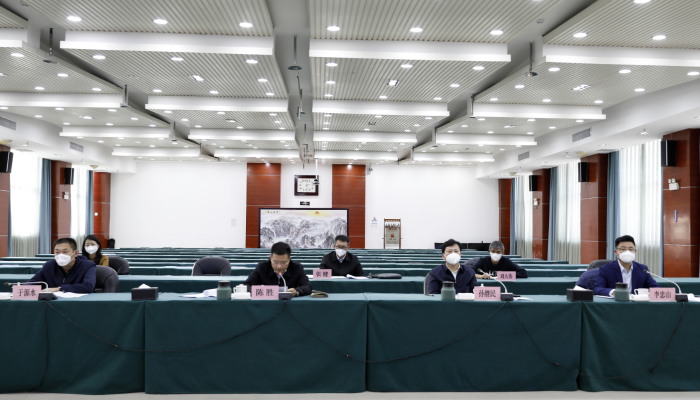 圖為視頻會議現場。