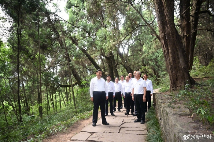 習(xí)近平在四川考察調(diào)研