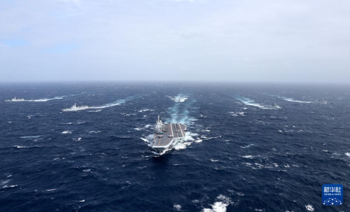 海軍遼寧艦航母編隊向西太平洋航渡（資料照片）。新華社發(fā)（莫小亮 攝）